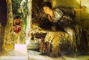 Alma Tadema Welcome Footsteps oil painting